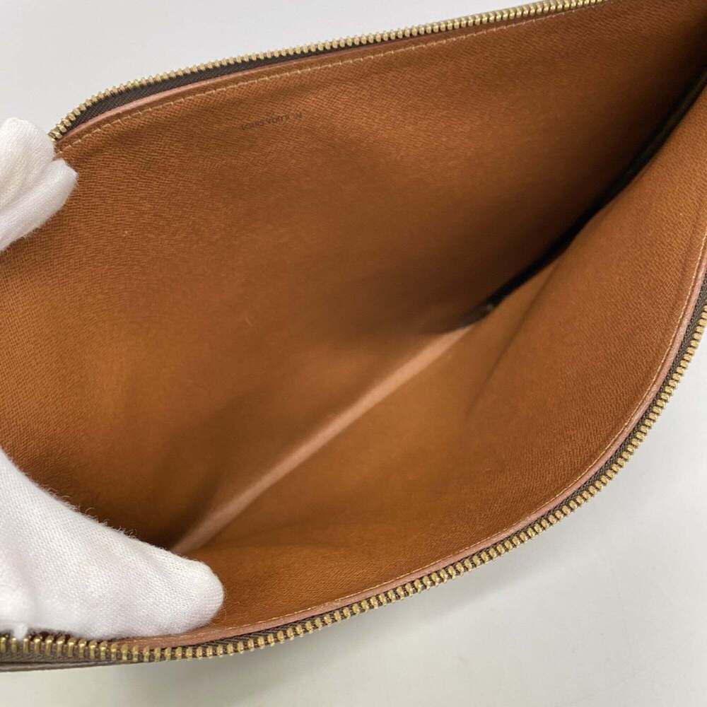LOUIS VUITTON Brown Monogram Pochette Clutch Bag - Picture 4 of 8